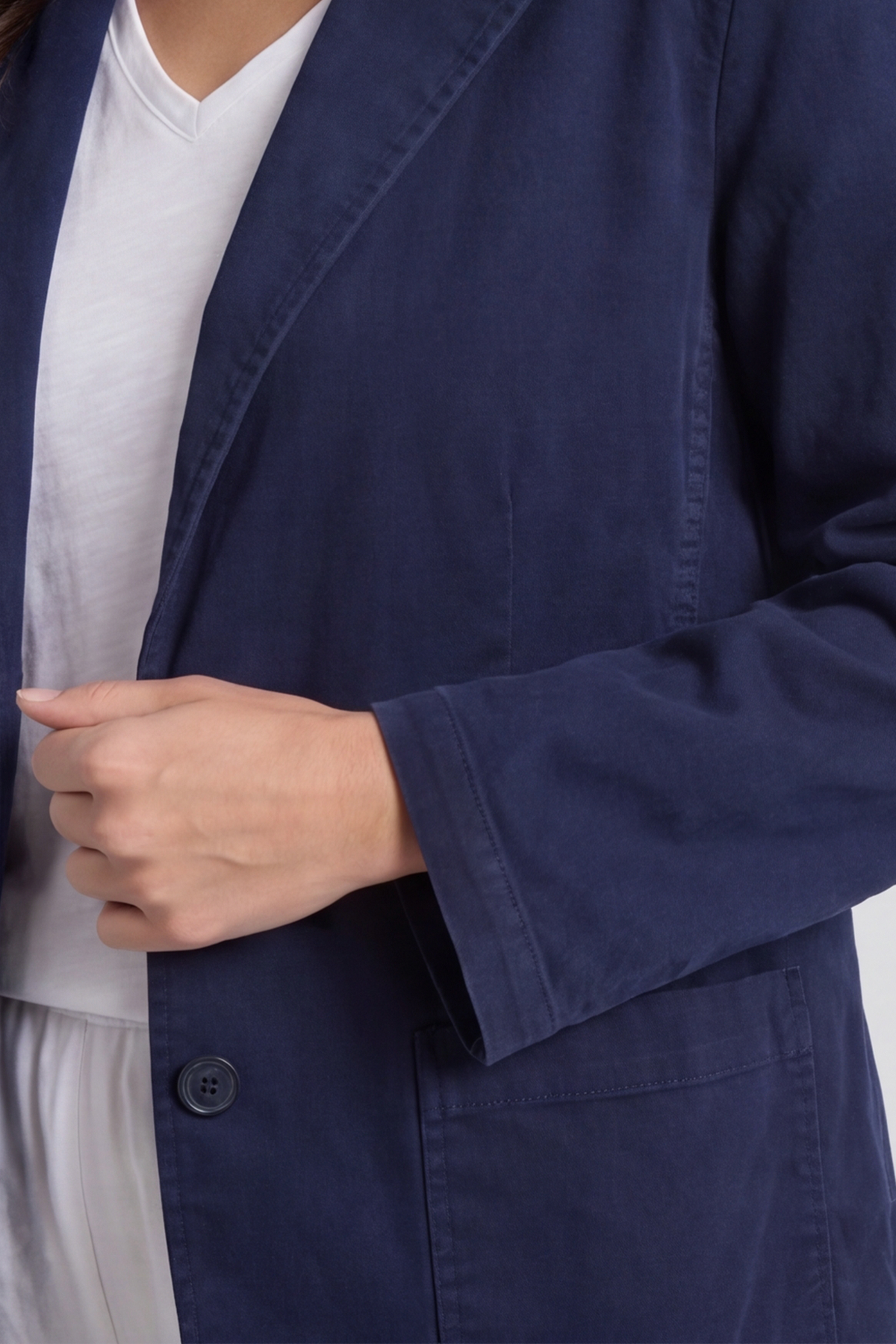 Marina Needlecord Jacket Navy