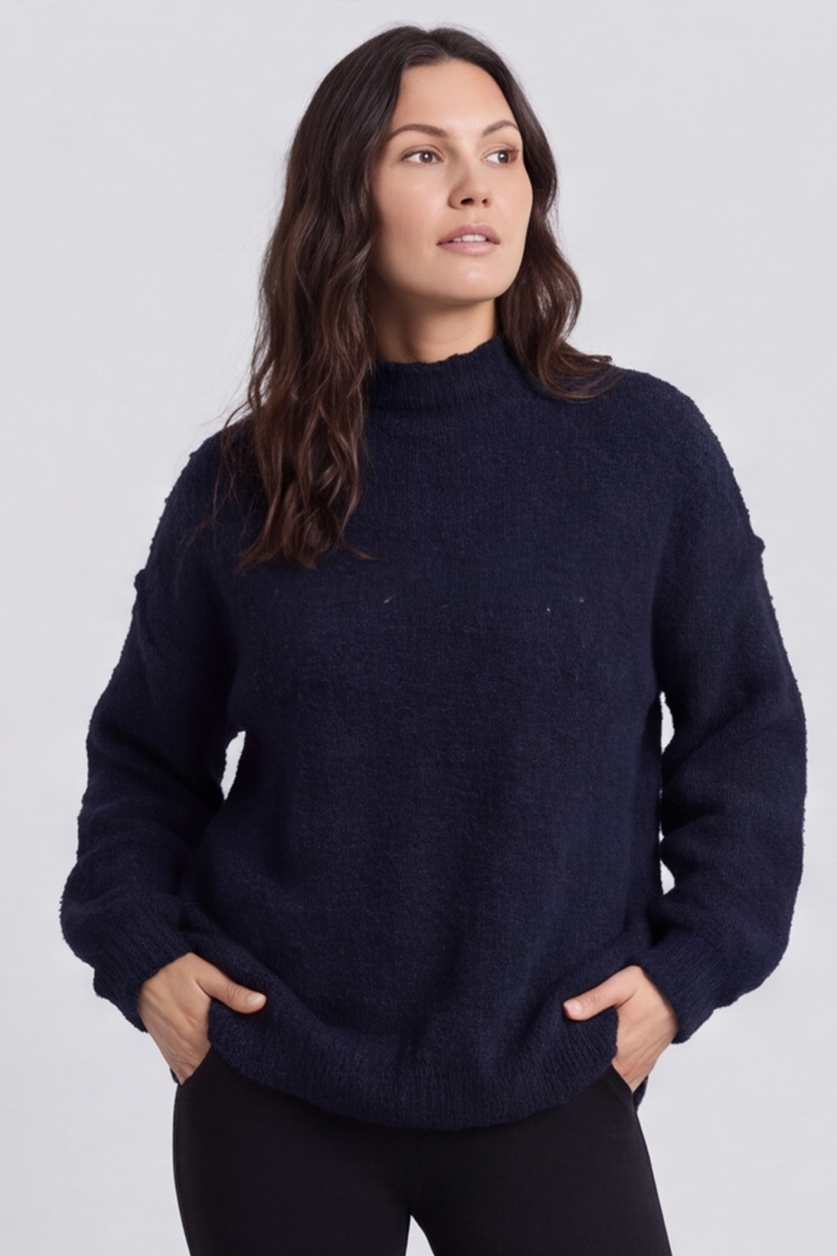 Melesina Boucle Jumper Navy