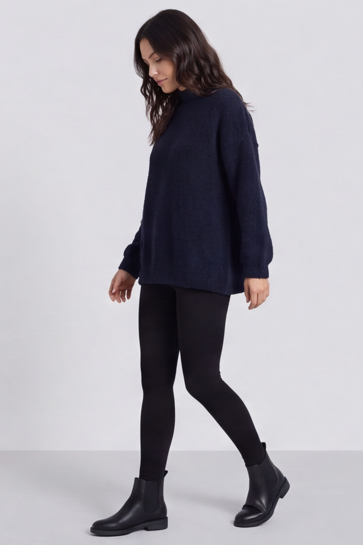 Melesina Boucle Jumper Navy