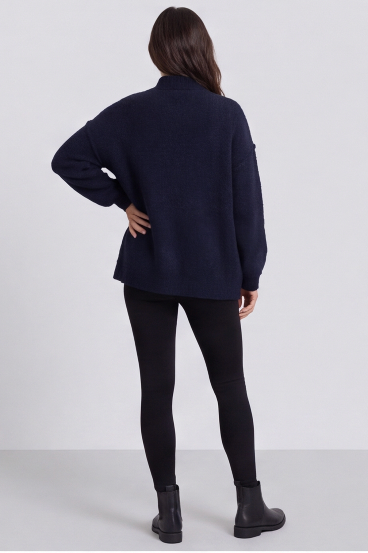 Melesina Boucle Jumper Navy