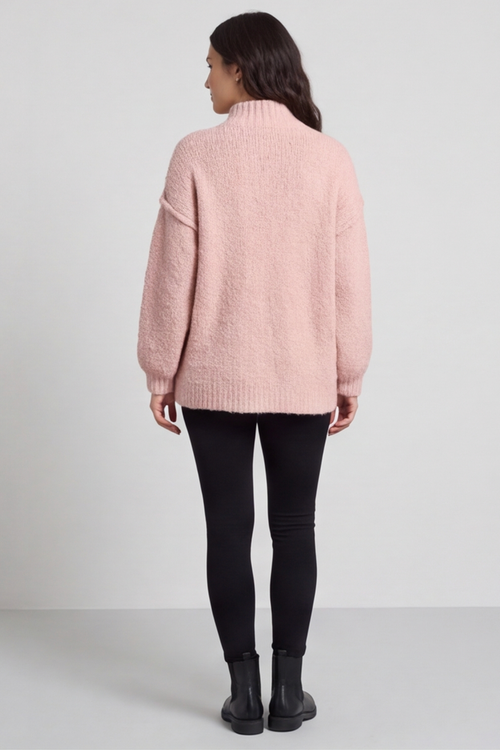 Melesina Boucle Jumper Pink - Image 4