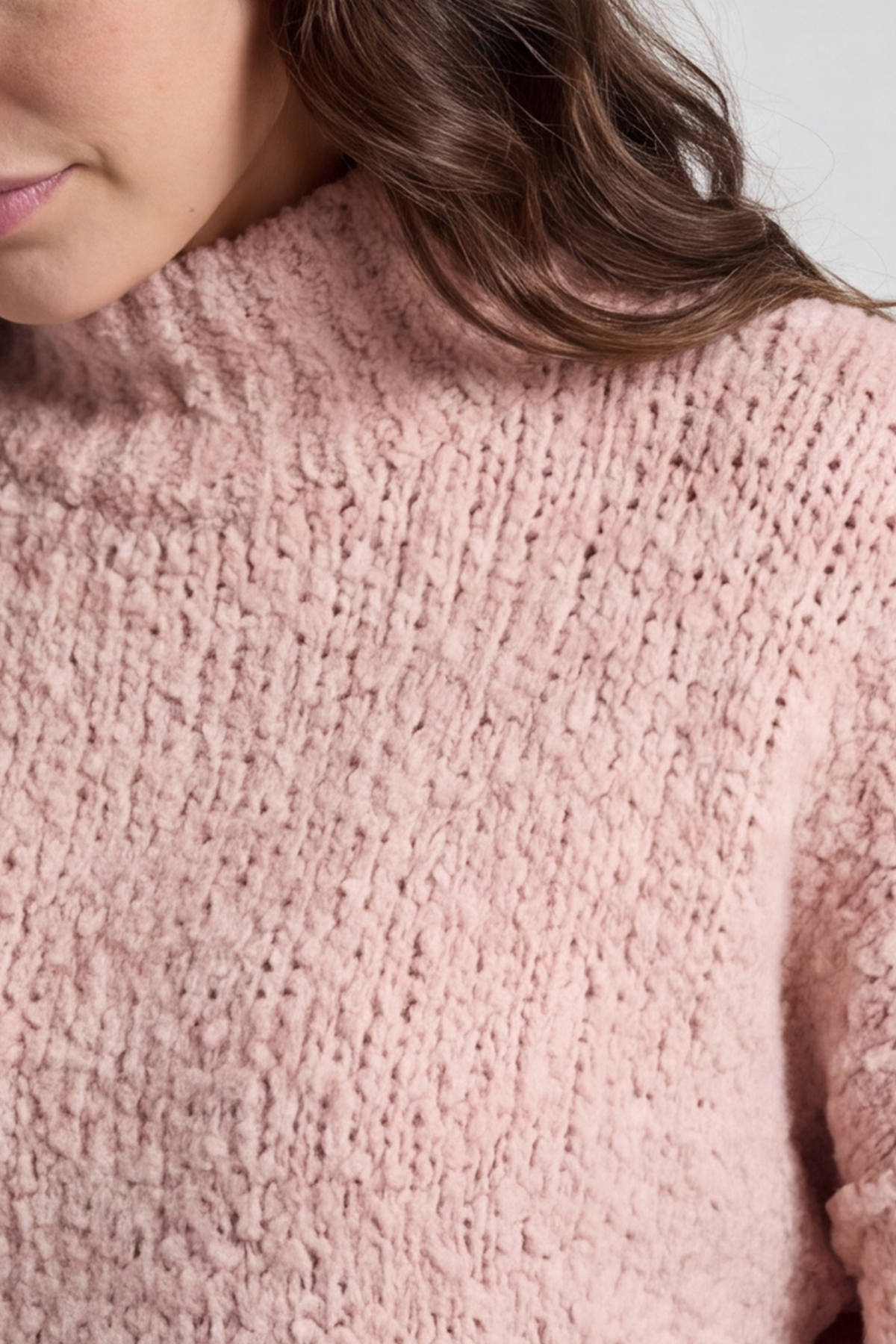 Melesina Boucle Jumper Pink