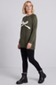 Melinda Bow Knitted Jumper Khaki