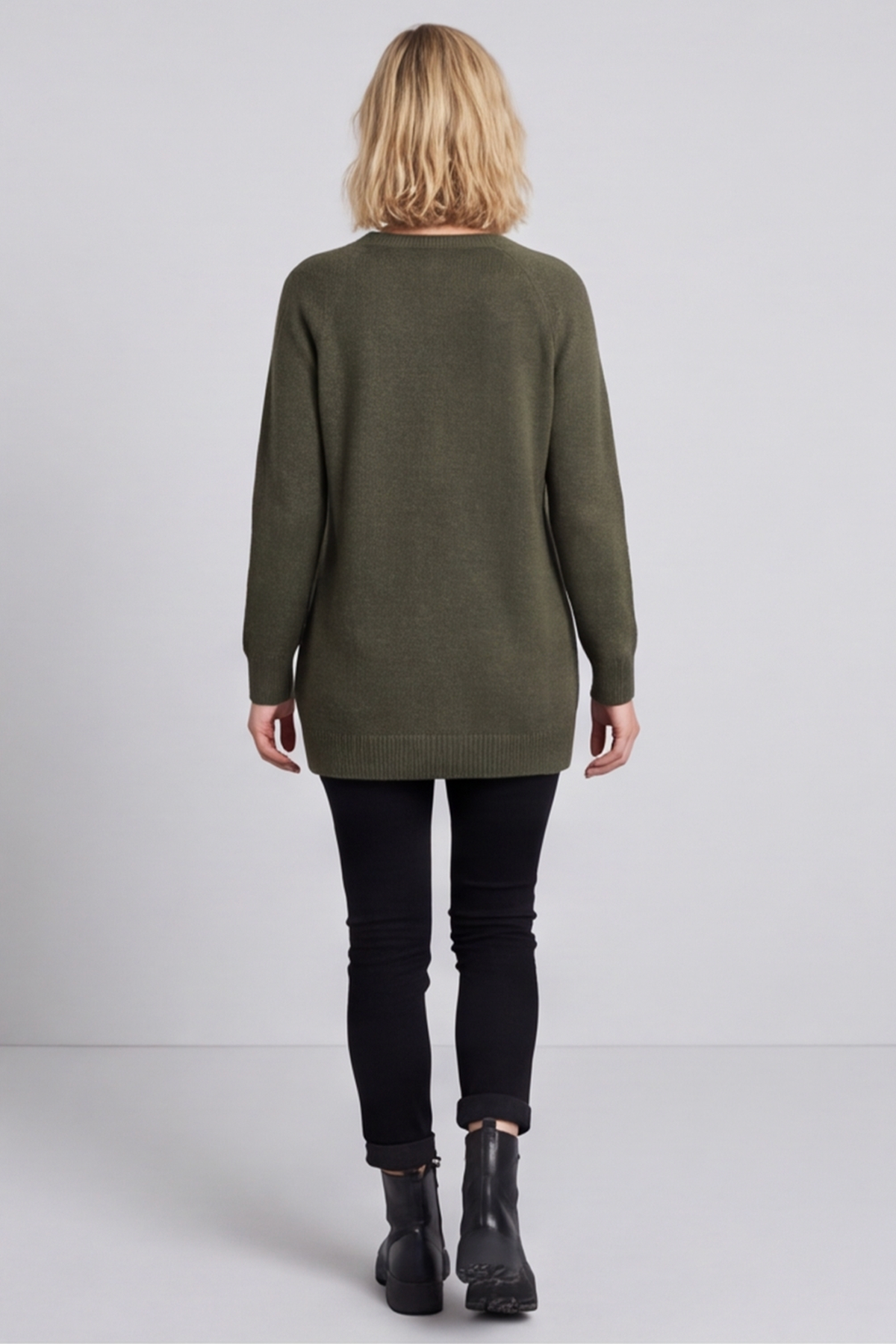 Melinda Bow Knitted Jumper Khaki