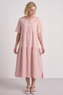 Monaco Zip Pink Maxi Dress