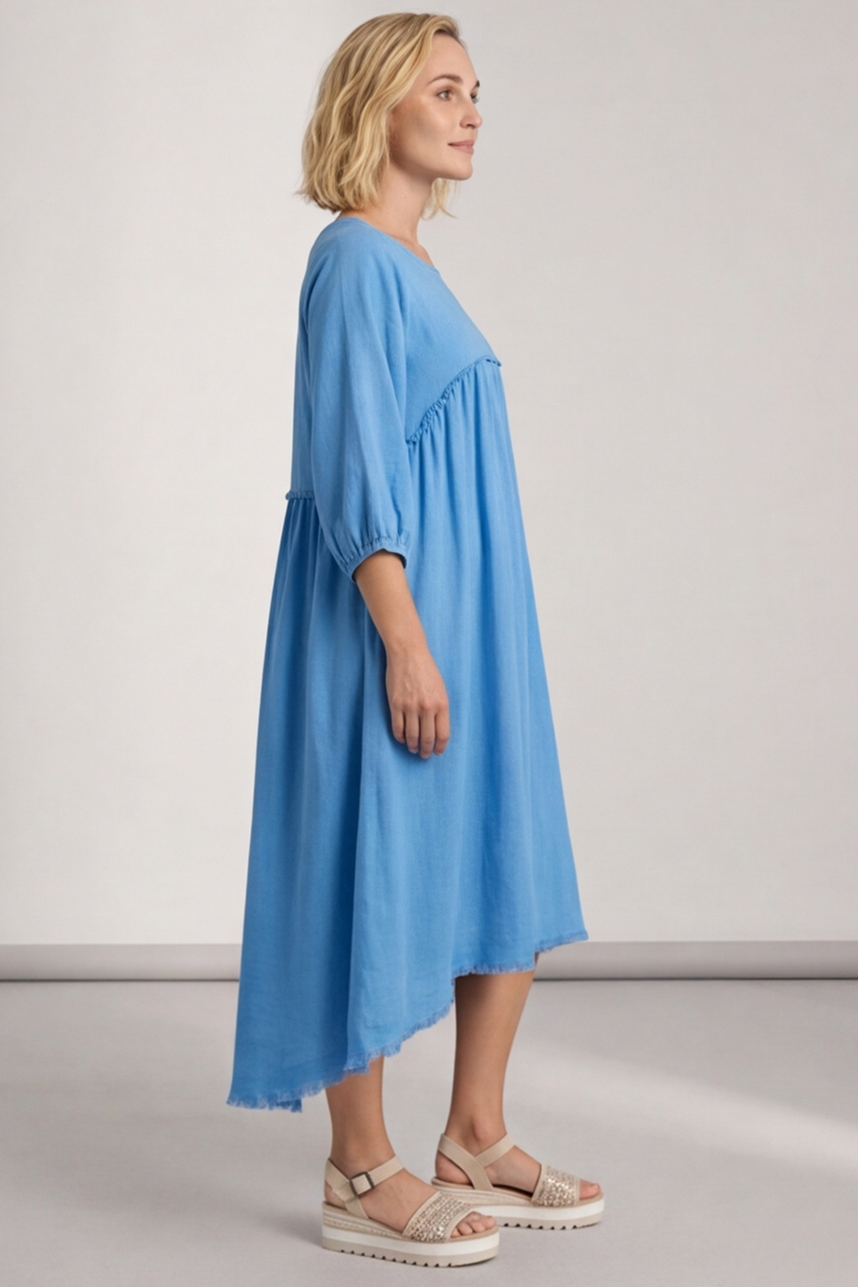 Morianna Cotton Dress Kingfisher