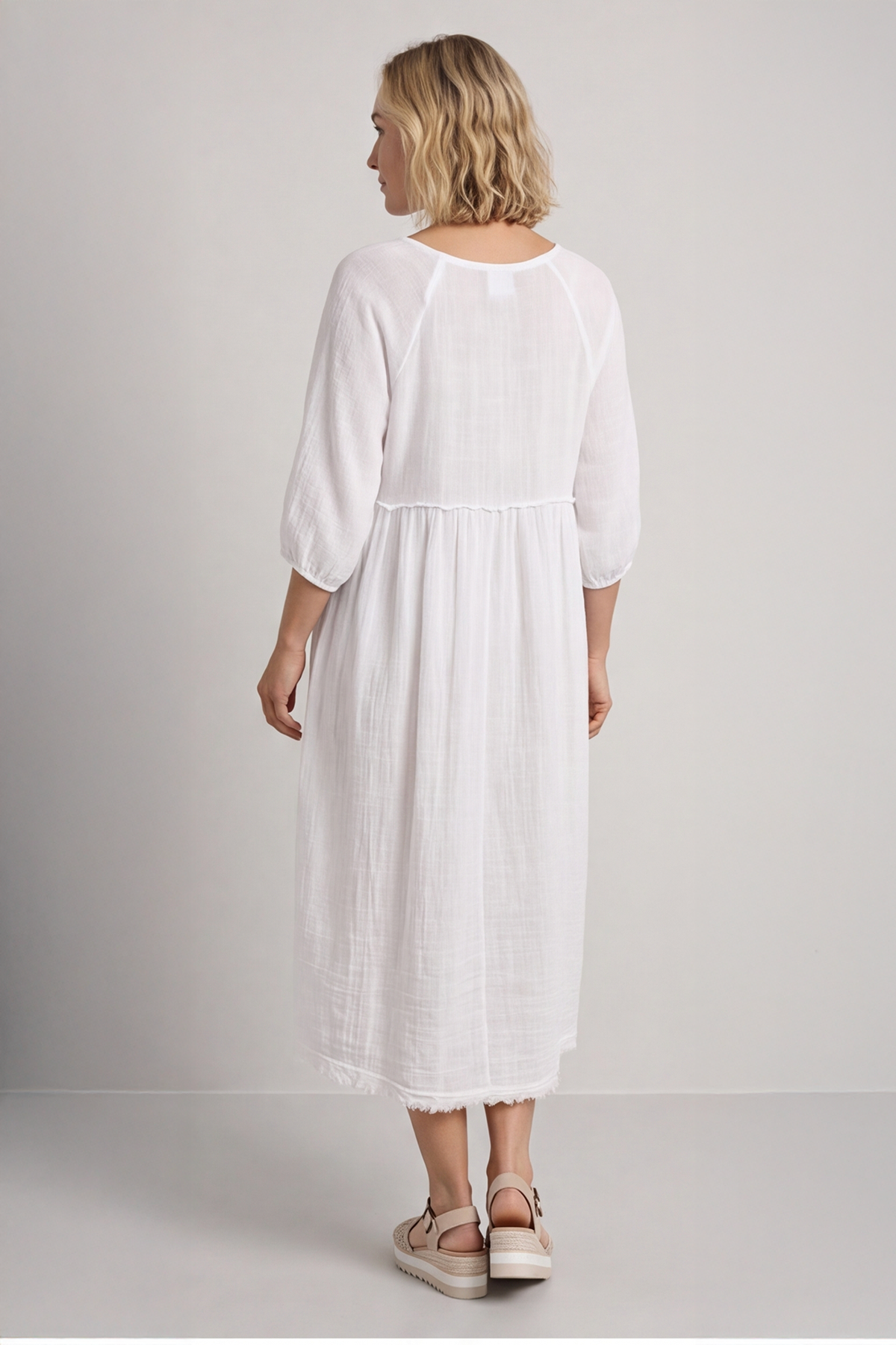 Morianna Cotton Dress White