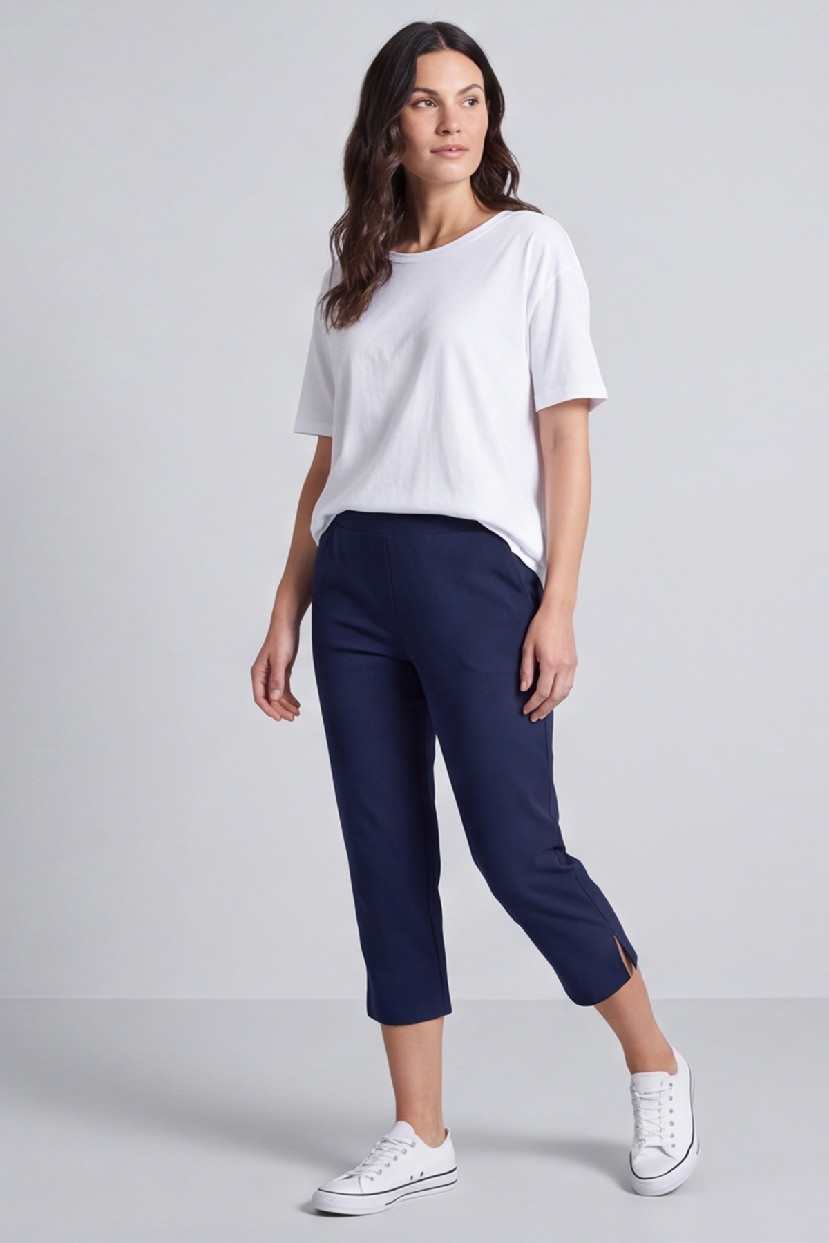 Stori Capri Trousers Navy