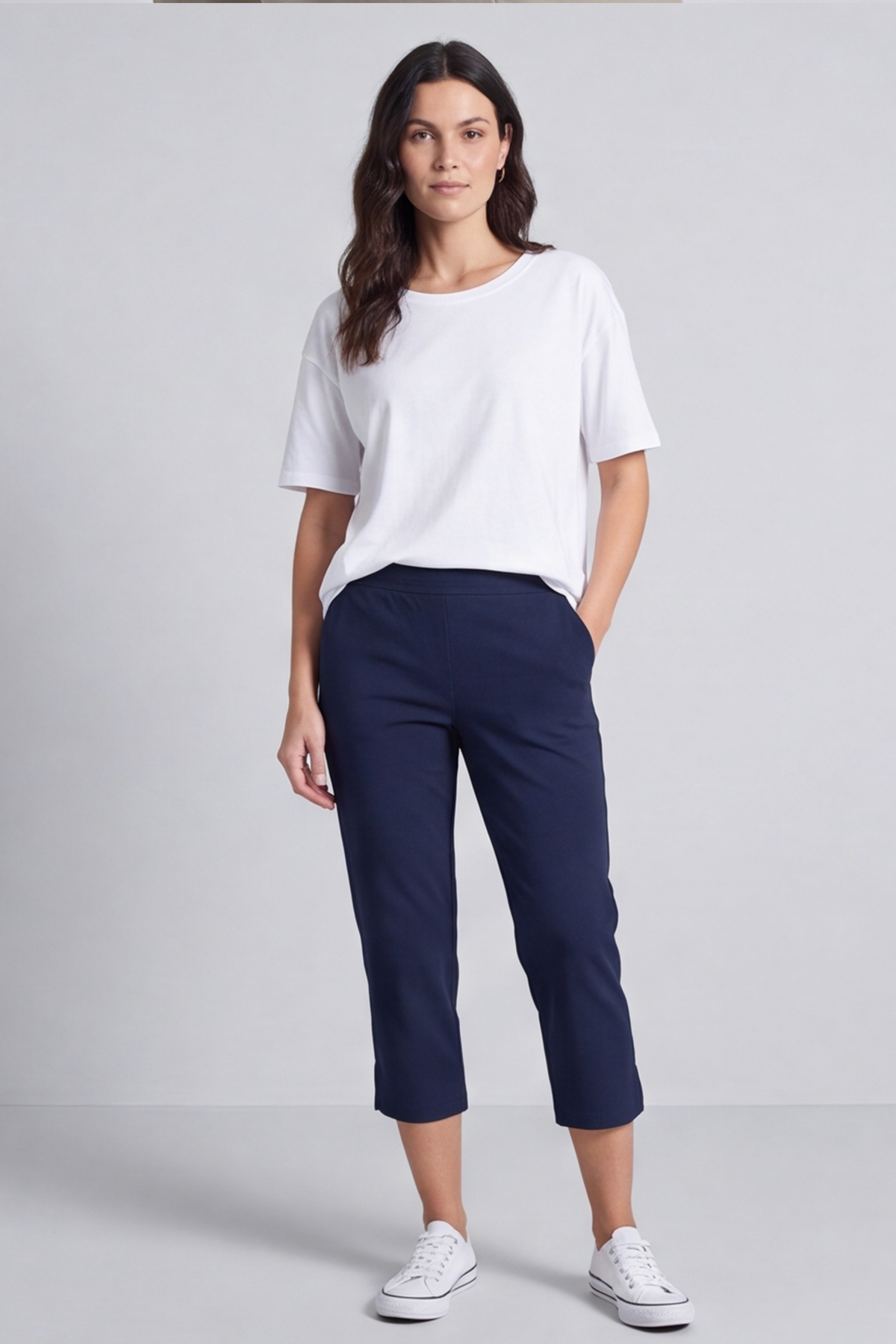 Stori Capri Trousers Navy