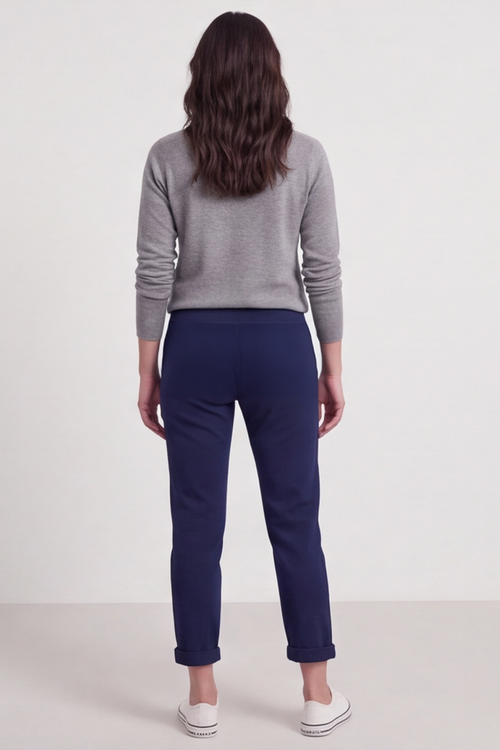 Lorinda Trousers Navy - Image 3