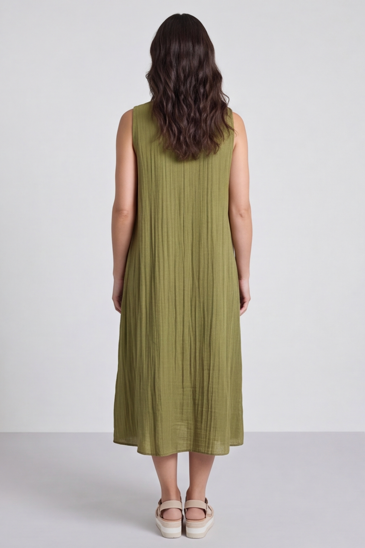 Nella Green Pocket Dress
