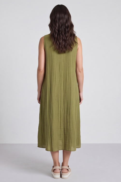 Nella Green Pocket Dress - Image 5