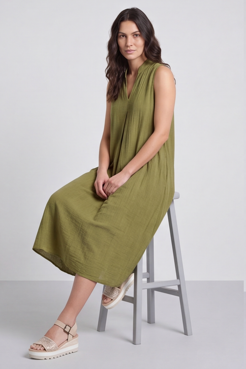 Nella Green Pocket Dress - Image 6