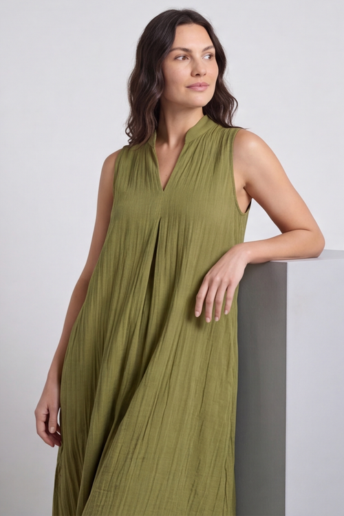 Nella Green Pocket Dress - Image 7