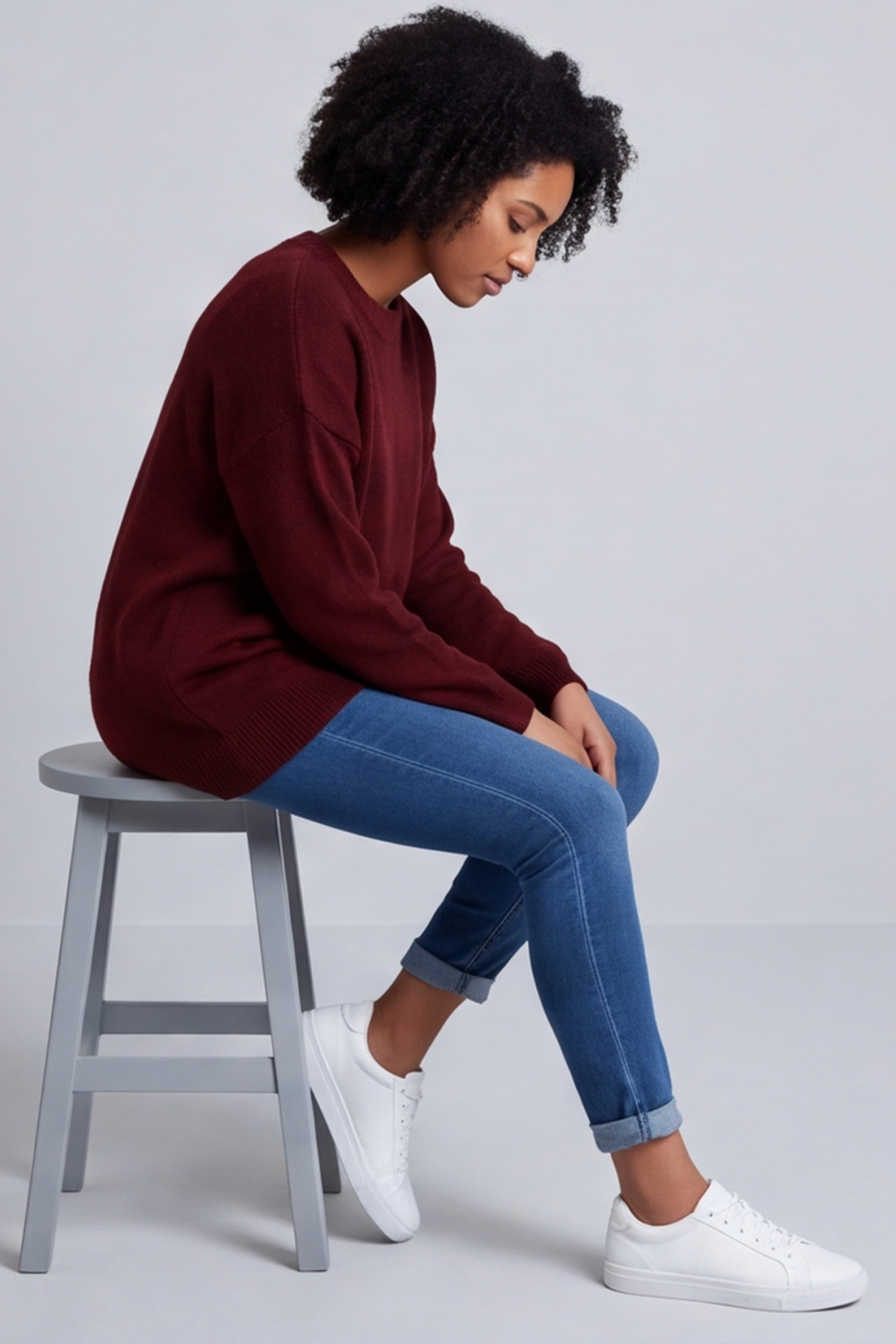 Only High Waist Skinny Jeans Mid Denim
