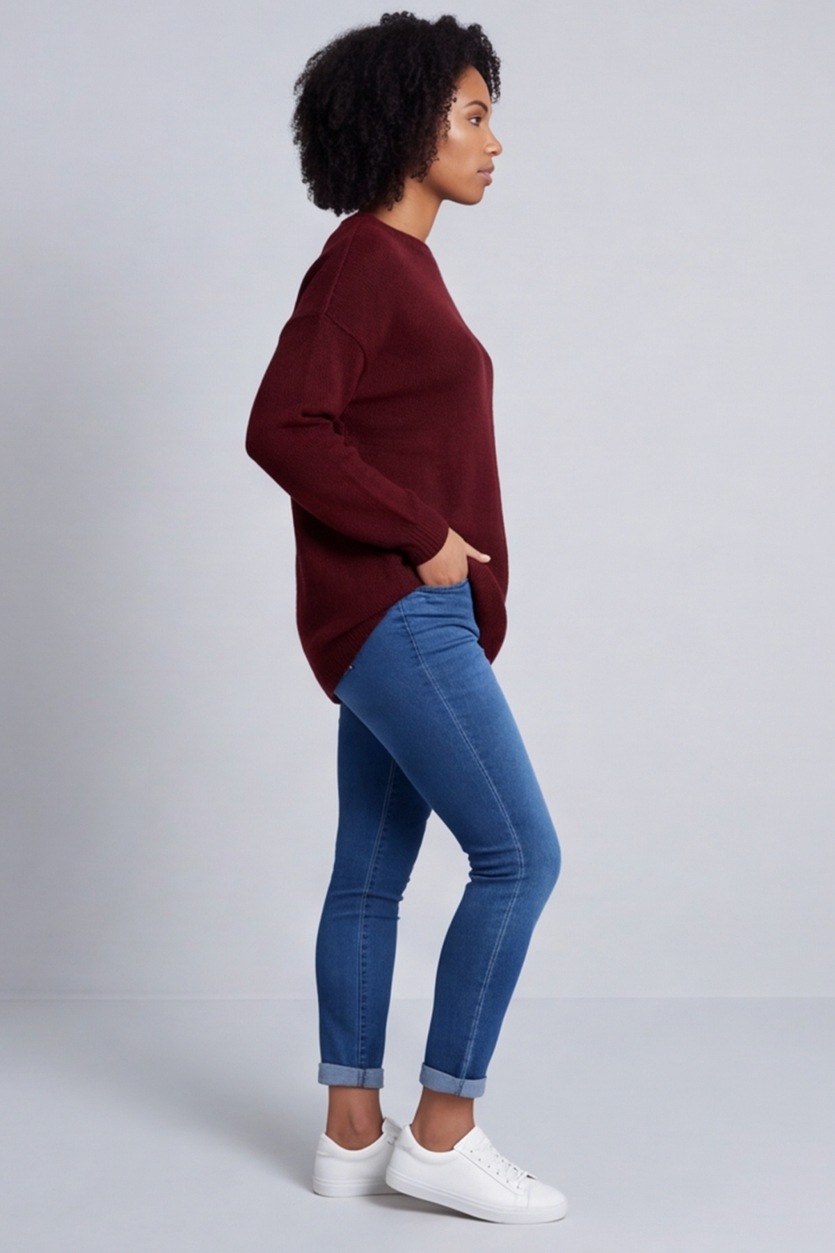 Only High Waist Skinny Jeans Mid Denim