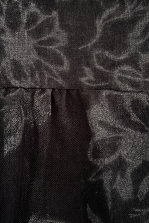 Oswin Print Strap Charcoal Dress - Image 7