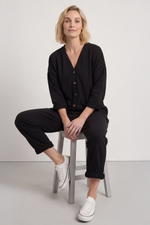 Paulton Jersey Boilersuit Black Black - Paulton Jersey Boilersuit Black
