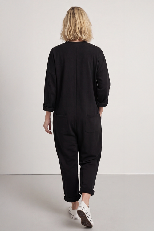 Paulton Jersey Boilersuit Black - Image 2