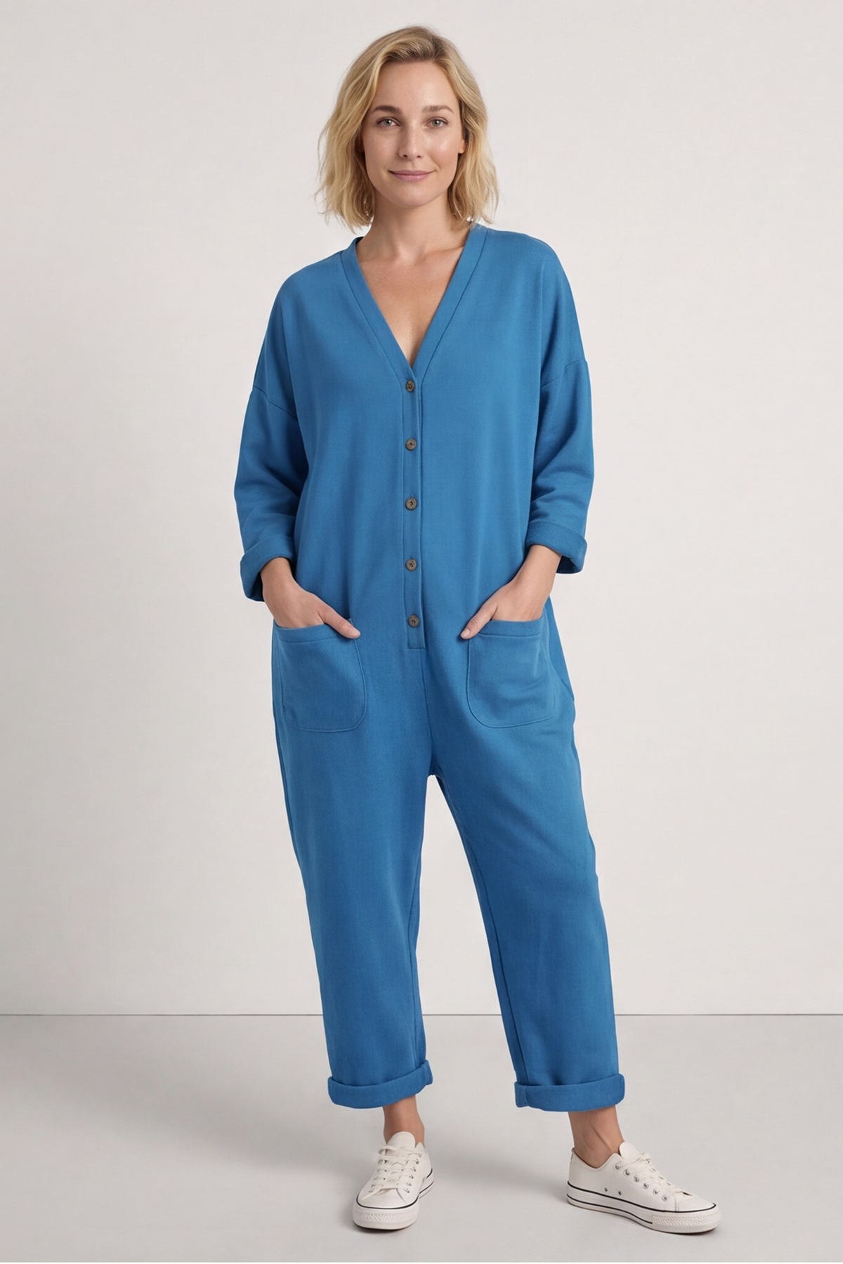Paulton Jersey Boilersuit Teal