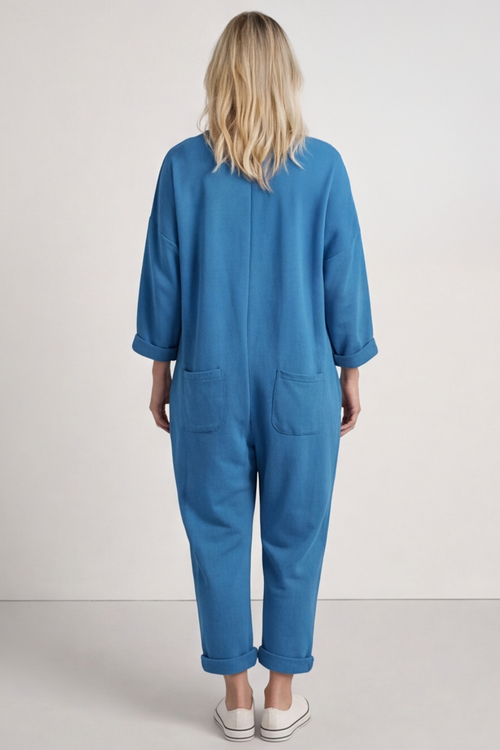 Paulton Jersey Boilersuit Teal - Image 3