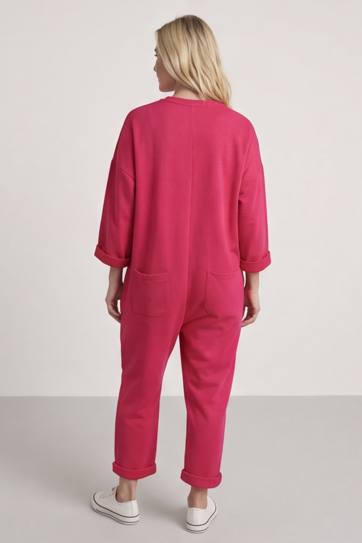 Paulton Jersey Boilersuit Fuchsia