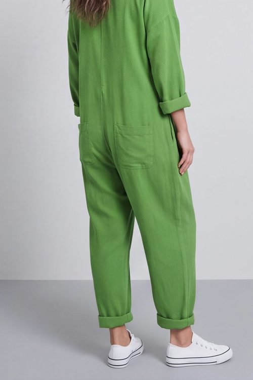 Paulton Needlecord Boilersuit Green - Image 6