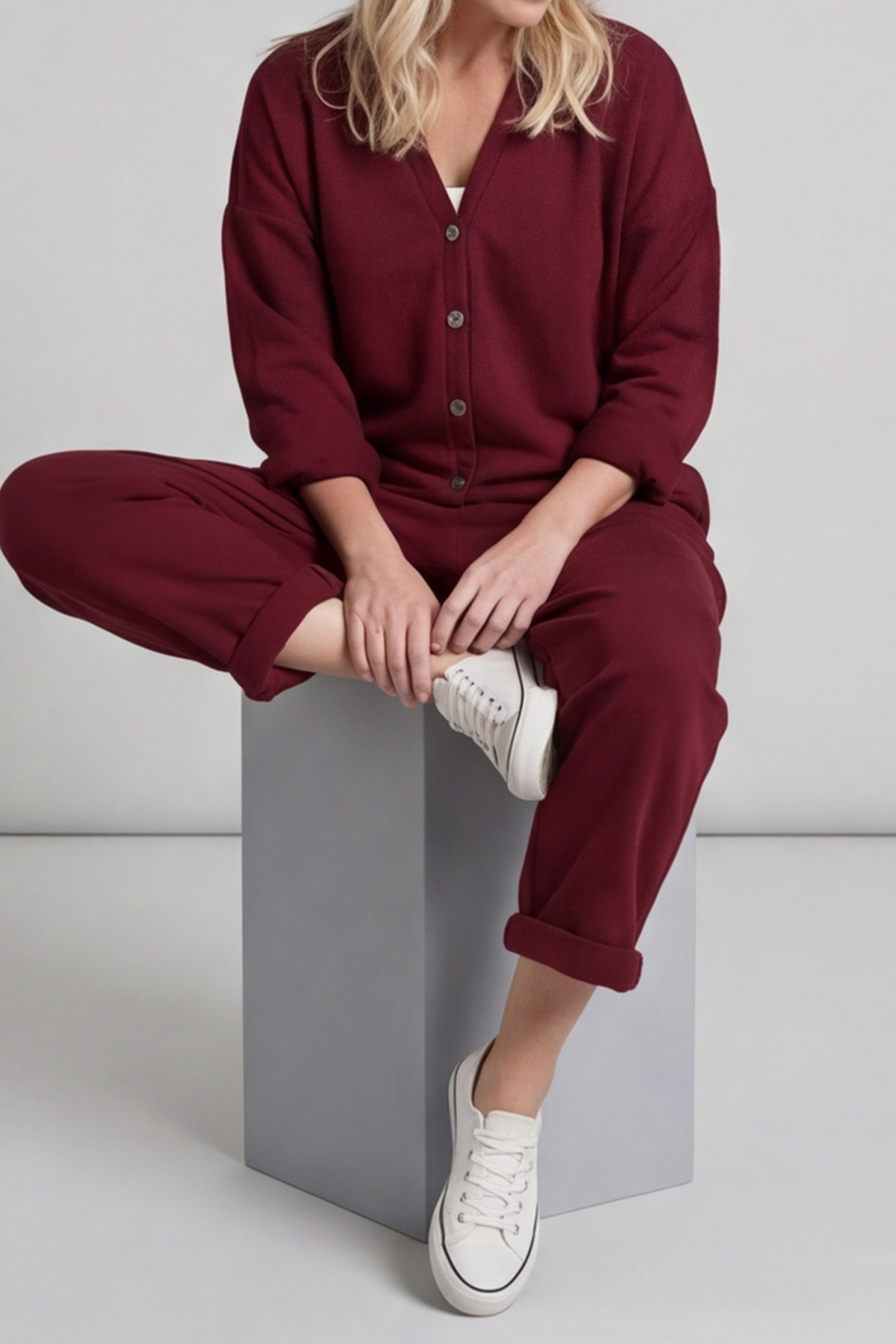 Paulton Jersey Boilersuit Wine