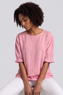 Ariana Cotton Tunic Top Baby Pink