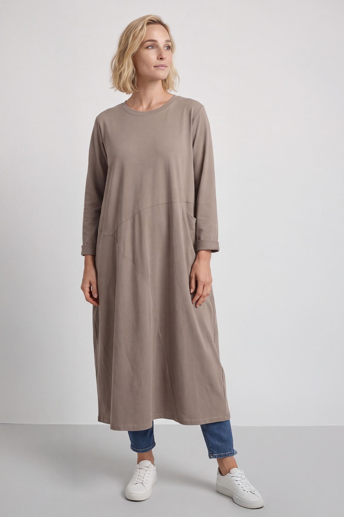 Penny Cotton Dress Mocha