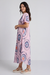 Philomena Circle Print Dress Pink