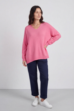 Madelyn Fuchsia Knitted Jumper Fuchsia - Madelyn Fuchsia Knitted Jumper