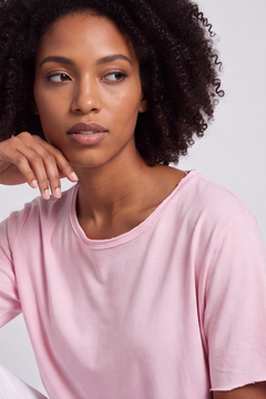 Steffani Pink Cotton Top