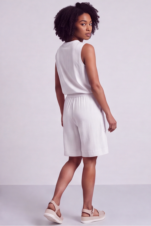 Alora Cotton Relaxed Top White - Image 9