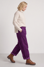 Poppy Needlecord Trousers Berry Berry - Poppy Needlecord Trousers Berry