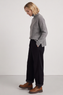 Poppy Needlecord Trousers Black