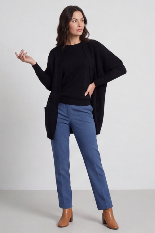 Quinn Knitted Cardigan Black - Image 7
