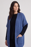 Quinn Knitted Cardigan Blue