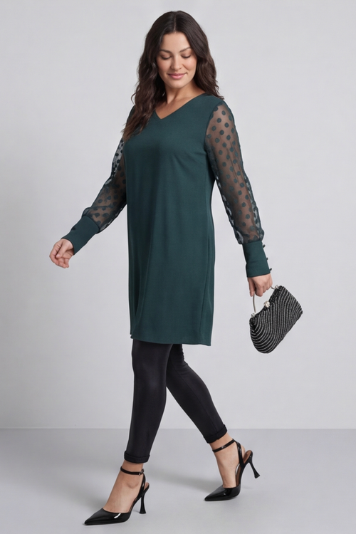 Reagan Tunic Bottle Green - Image 1