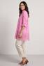 Reban Lace Trim Cotton Shirt Fuchsia