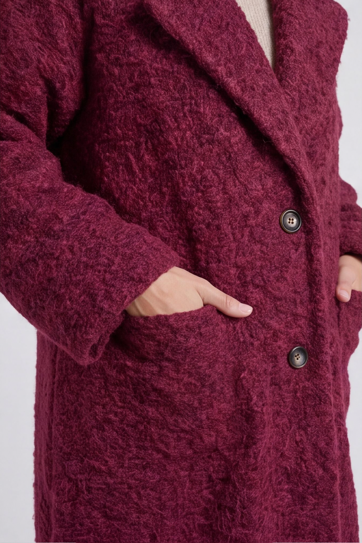 Stefania Coat Wine
