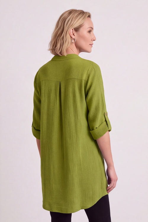 Rhiannon Crinkle Cotton Top - Image 5