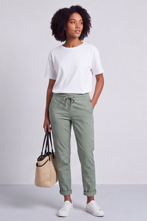 Yarwell  Khaki Joggers - Image 6