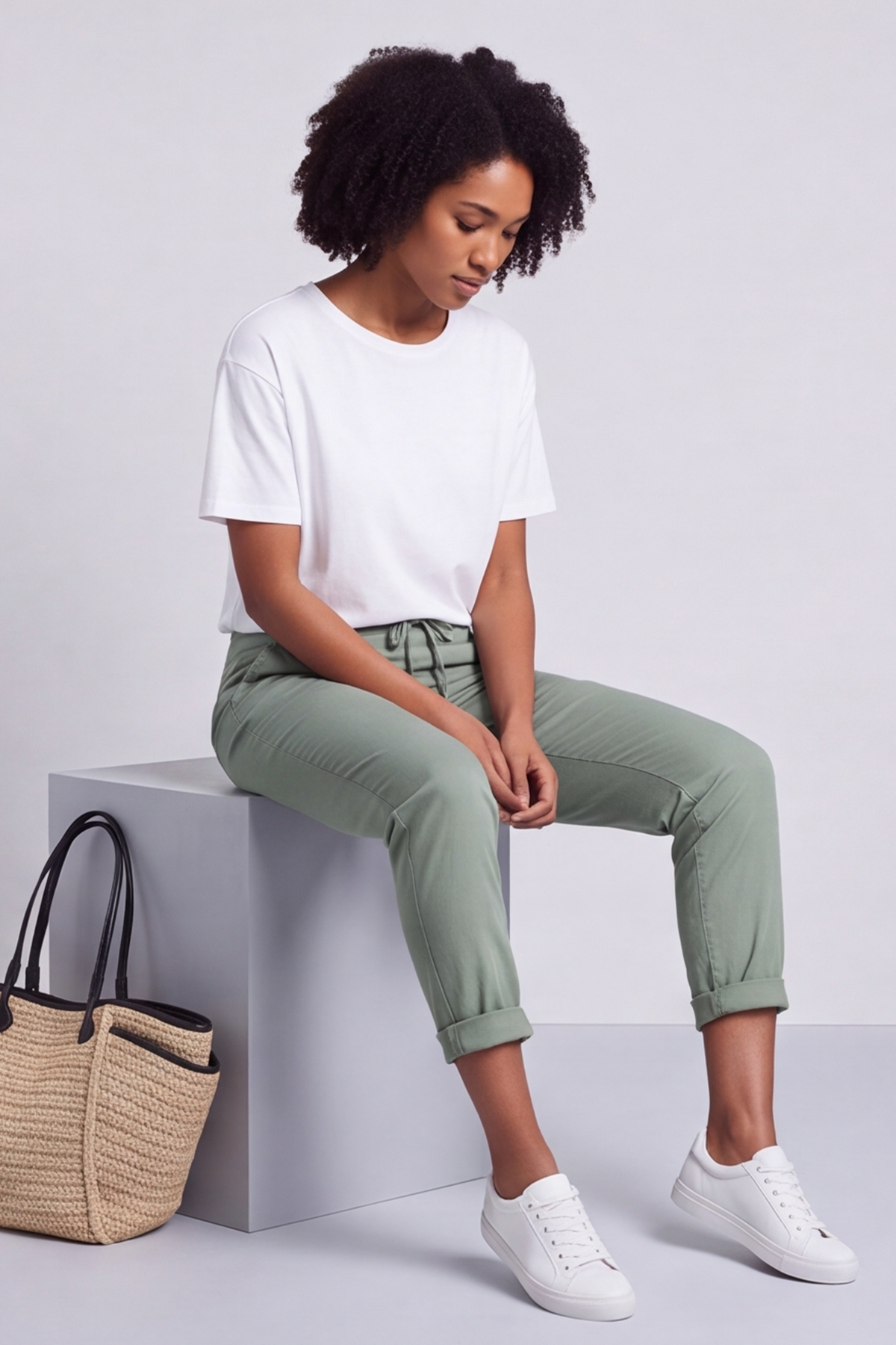 Yarwell  Khaki Joggers