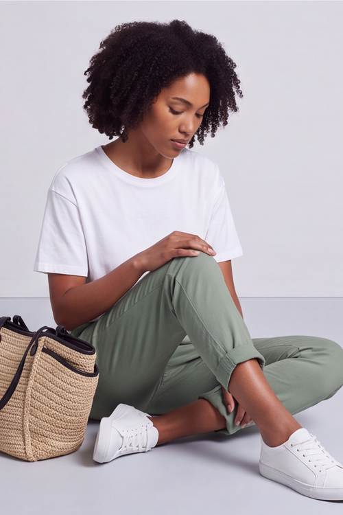 Yarwell  Khaki Joggers - Image 4