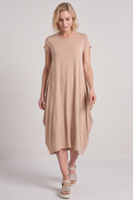 Sariah Short Sleeve Dress Mocha Mocha - Sariah Short Sleeve Dress Mocha