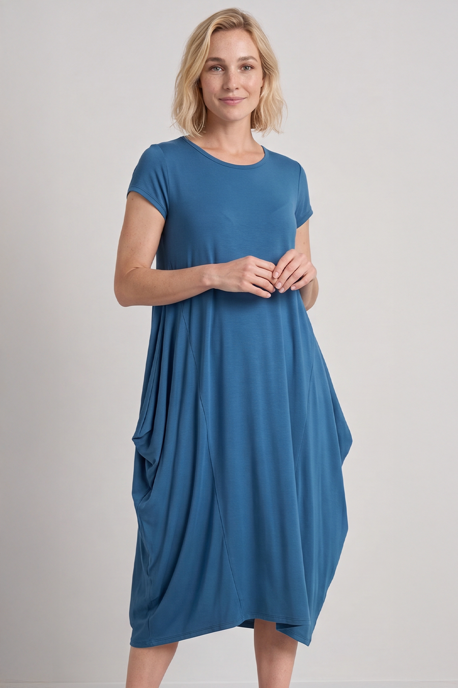 Sariah Short Sleeve Dress Teal