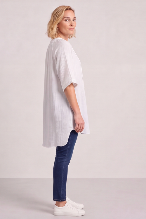 Sorrento Cotton White Top - Image 3