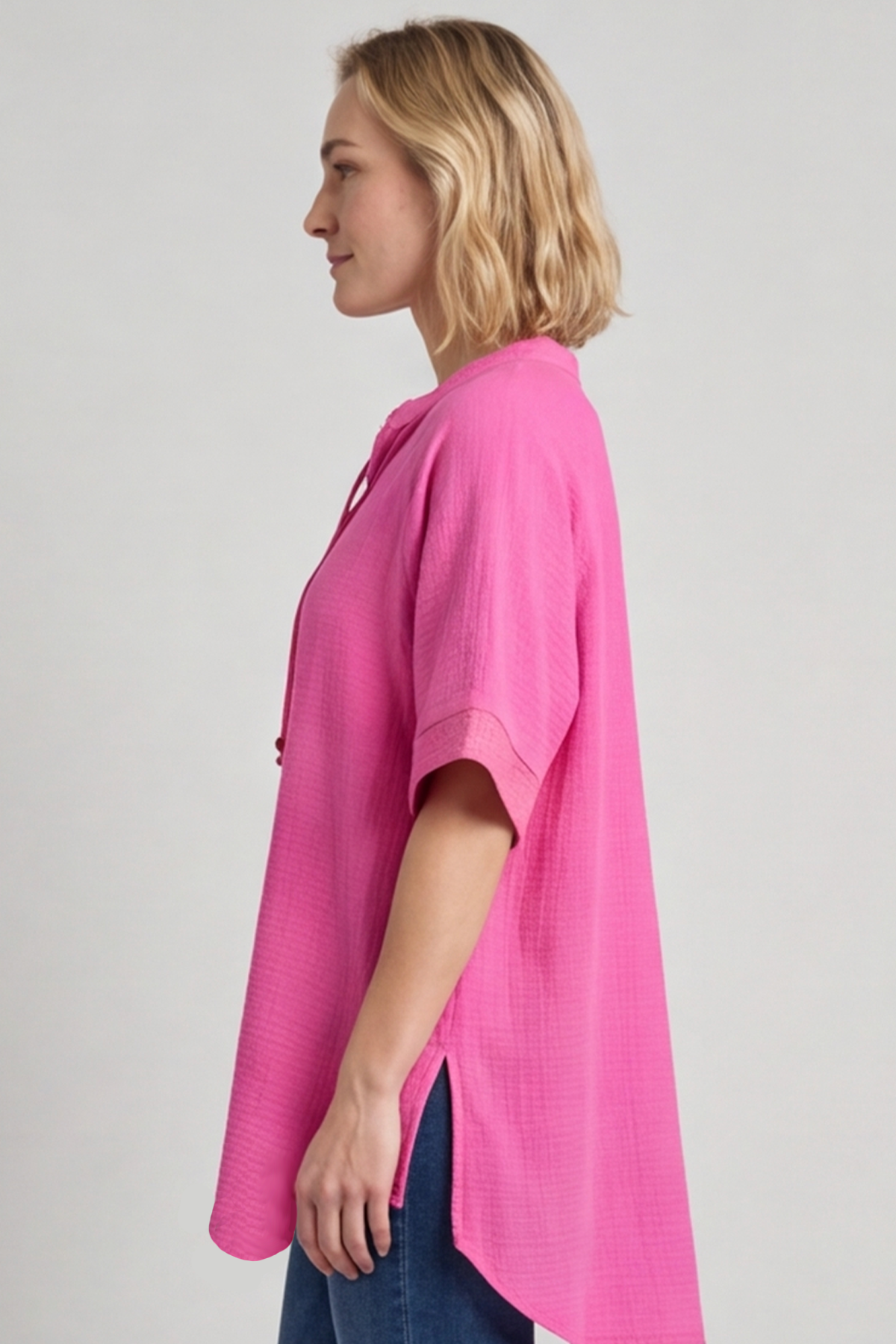 Sorrento Cotton Pink Top