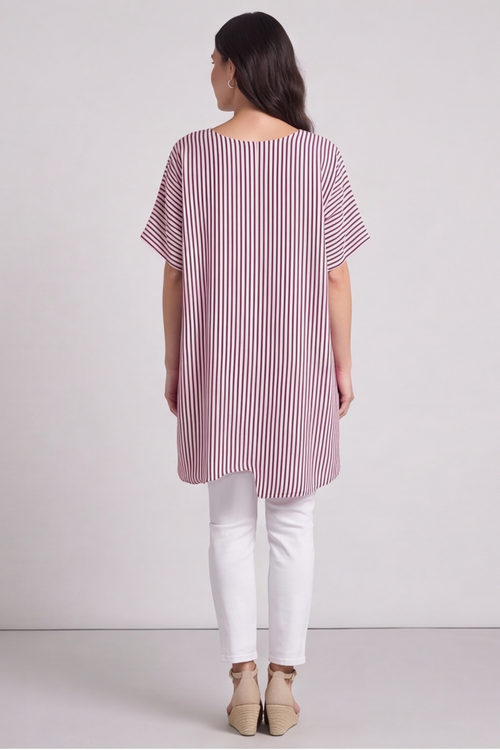 Naima Stripe Top Pink - Image 3